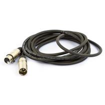 Cabo de Microfone Balanceado XLR Macho Para XLR Femea Santo Angelo - 1 Metro