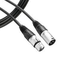 Cabo De Microfone Balanceado XLR Macho + XLR Femea 5 Metros SK-CB05 Skypix