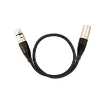 Cabo De Microfone Cannon Macho x Femea Balanceado Amphenol - 50 cm Cabo De Microfone Cannon Macho x Femea Balanceado Amphenol - 50 cm