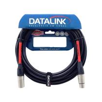 Cabo de microfone datalink 0,30mm xlr x xlr garage 5m gb003 Cabo de microfone datalink 0,30mm xlr x xlr garage 5m gb003