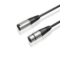 Cabo de Microfone Fifine L9, XLR Macho para Fêmea, 1.8m, Preto - L9C
