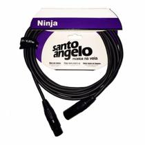 Cabo De Microfone Ninja Canon F/M 3,05M Lw10ft Santo Angelo