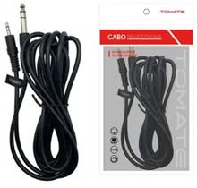 Cabo de Microfone P1 para P10 Mono 3m - Tomate MCB-012