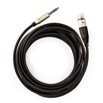 Cabo De Microfone P10 Estéreo Para Xlr Fêmea Amphenol 10M