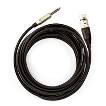 Cabo de Microfone P10 Estereo para XLR Femea Amphenol - 3 Metros