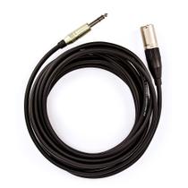 Cabo de Microfone P10 Estereo Para XLR Macho, Amphenol - 1 Metro