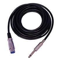 Cabo De Microfone P10 Macho X Cannon Femea Cabo De Microfone P10 Macho X Cannon Femea