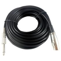 Cabo De Microfone P10 Mono X Cannon 10 Metros Cabo De Microfone P10 Mono X Cannon 10 Metros
