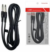 Cabo de Microfone P10 para P10 de 3 Metros - Tomate MCB-010