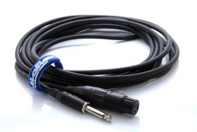 Cabo de Microfone Perfect Voice 30 XLR F / P10 Tiaflex (Selecione o Tamanho)