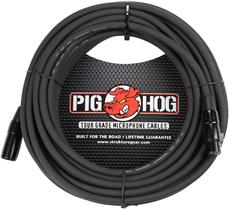 Cabo de microfone Pig Hog PHM50 de alto desempenho 50 pés XLR