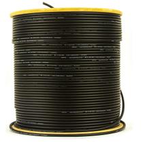 Cabo de Microfone Profissional 2x0,30 Preto - 50 Metros