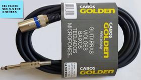 Cabo De Microfone Stand Xlr M X P10 Metal Dupla Blindagem Cabo De Microfone Stand Xlr M X P10 Metal Dupla Blindagem