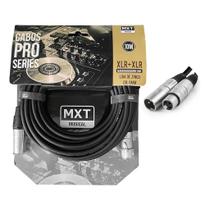 Cabo De Microfone Xlr/xlr Balanceado Mxt Pro Series 10 Metros Cabo De Microfone Xlr/xlr Balanceado Mxt Pro Series 10 Metros