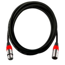 Cabo de Microfone XLR / XLR Santo Angelo Plug Roxtone 05 Metros Vermelho