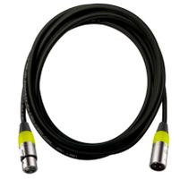 Cabo de Microfone XLR / XLR Santo Angelo Plug Roxtone 7 Metros Amarelo