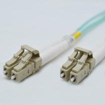 Cabo de Patch de Fibra Óptica OM4 LC-LC 1m - 100Gb Duplex Multimodo 50/125µm