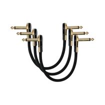 Cabo De Patch Para Guitarra Em Ângulo Reto 15 30CM 1/4 Polegada Para Pedais De Efeito De Guitarra