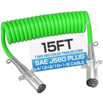 Cabo de Reboque Enrolado Deluwire 4,5m 7 Vias Plug SAE J560 Cabo de Reboque Enrolado Deluwire 4,5m 7 Vias Plug SAE J560