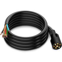 Cabo de reboque MICTUNING Heavy Duty 7 vias, plugue de 2,4 m à prova de intempéries
