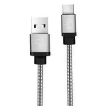 Cabo de Recarga e Sincronização Inox USB Tipo C - ELG - Elg store