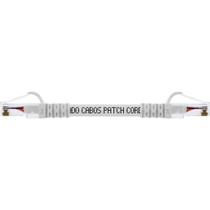 Cabo De Rede 10 Centímetros Patch Cord Cat5e UTP 100% Cobre Branco