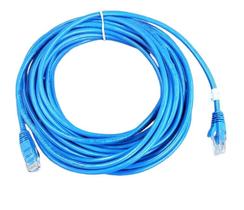 Cabo De Rede 10 Metros Lan Internet Crimpado Rj45 Cat5e Azul