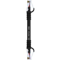 Cabo De Rede 15 CM Patch Cord Cat6 UTP 100% Cobre Preto Ideal para Rack