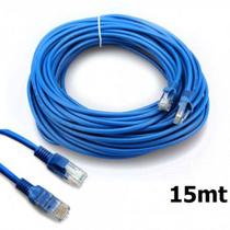 Cabo de Rede 15 Metros RJ45 Cat5E Patch Cord UTP LAN Internet