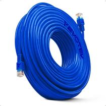 Cabo De Rede 20 Metros 20M Lan Internet Crimpado Rj45 Cat6 A