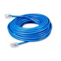 Cabo De Rede 20 Metros Lan Internet Crimpado Rj45 Azul