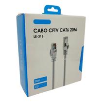 Cabo De Rede 20M Cat 6 Itblue Le-316 Com Protecao Aluminio