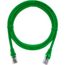 Cabo De Rede 3 Metros Patch Cord Cat6 UTP 100% Cobre Verde Ultra Velocidade