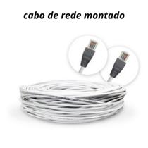 cabo de rede 30 metros BRANCO montado!