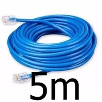 Cabo de rede 5/10/15/20/30 metros internet Montado rj45 azul