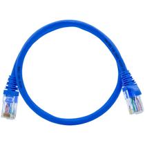 Cabo De Rede 70 CM Patch Cord Cat5e UTP 100% Cobre Furukawa Azul