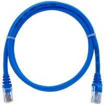 Cabo De Rede 80 Centímetros Patch Cord Cat5e UTP 100% Cobre Azul