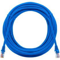Cabo De Rede 9 Metros Patch Cord Cat5e UTP 100% Cobre Azul Cabo De Rede 9 Metros Patch Cord Cat5e UTP 100% Cobre Azul