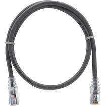 Cabo De Rede 90 Centímetros Patch Cord Cat6 UTP 100% Cobre Cinza