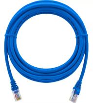 Cabo de Rede Azul Categoria 5E de 5 Metros + Conector - MD9