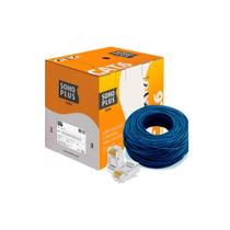Cabo de Rede Azul Utp Rj45 Cat6 Furukawa Sohoplus 80 Metros