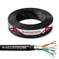 Cabo De Rede Blindado Cat5E 100M Dupla Capa Cobre Megatron Cabo De Rede Blindado Cat5E 100M Dupla Capa Cobre Megatron