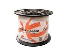 Cabo de rede blindado e cftv 8 vias branco 305 mts