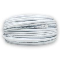 Cabo De Rede Branco CAT6 100% Cobre 100 Metros Crimpado Patch Cord Ethernet Lan Cftv Pronto
