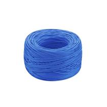 Cabo de Rede CAT 5 100 Metros Azul - Fio para CFTV e Internet 8 x 24 AWG 0,48mm Cabo de Rede CAT 5 100 Metros Azul - Fio para CFTV e Internet 8 x 24 AWG 0,48mm