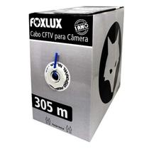 Cabo de Rede CAT 5 305 Metros Azul - Fio para CFTV e Internet