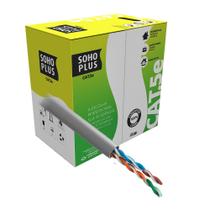 Cabo de Rede CAT.5e Furukawa SOHOPLUS, 305 Metros, Cinza - 23200102 Cabo de Rede CAT.5e Furukawa SOHOPLUS, 305 Metros, Cinza - 23200102