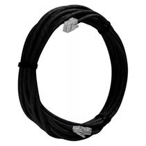 Cabo de Rede Cat 5e MPT Interno e Externo 5 Metros U/UTP 4P X 24AWG Preto Com Conectores Cabo de Rede Cat 5e MPT Interno e Externo 5 Metros U/UTP 4P X 24AWG Preto Com Conectores