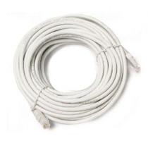 Cabo de rede CAT.6 10 metros PC-ETH6U100WH branco Patch Cord - Plus Cable