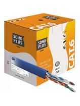 Cabo de Rede CAT.6 CMX CX 305m Azul Furukawa Sohoplus -. Cabo de Rede CAT.6 CMX CX 305m Azul Furukawa Sohoplus -.